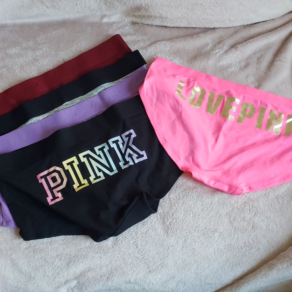 Pink boyshorts new large